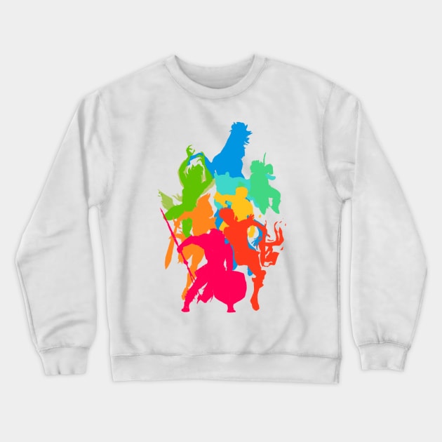 Rainbow party Crewneck Sweatshirt by jonesylium